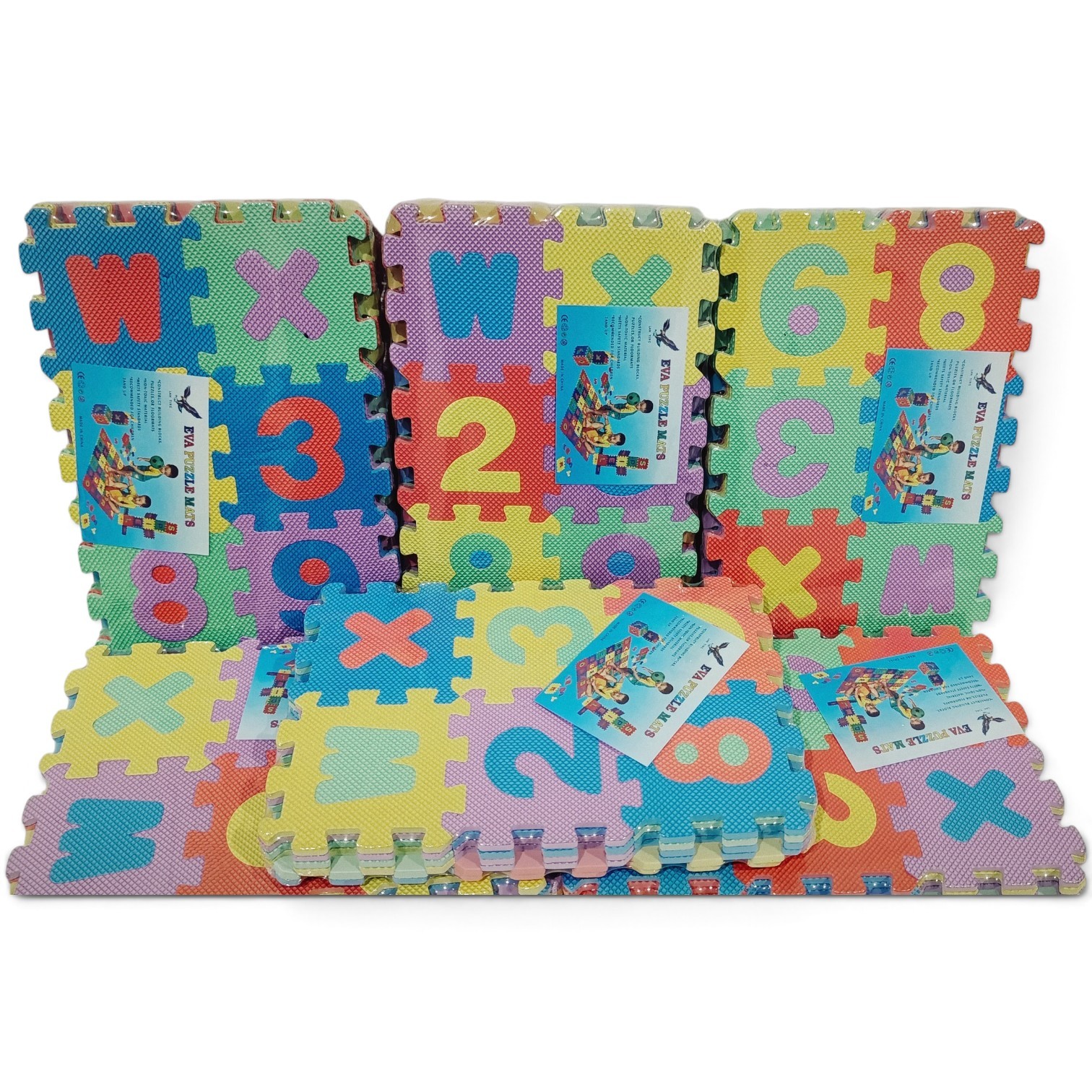 Tapete Armable Didáctico de Foam EVA (Números y Letras)