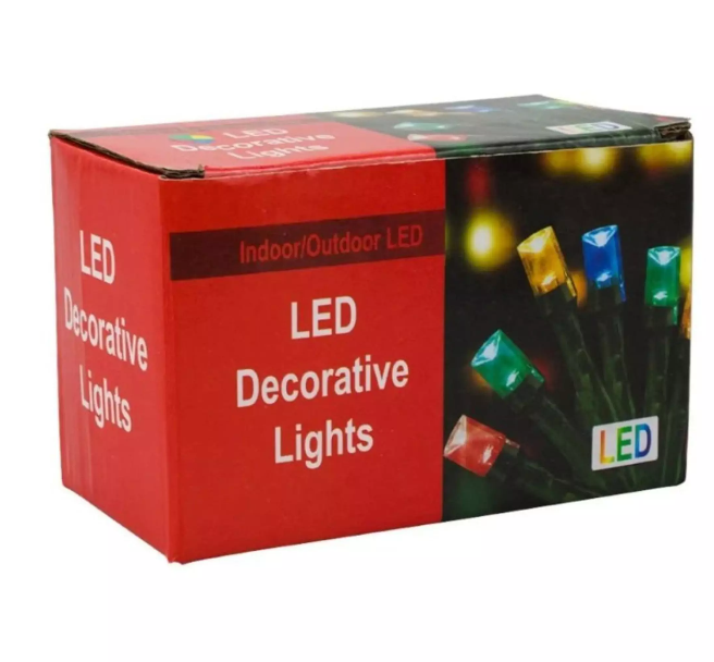 Luces Decorativas LED Navideñas (Serie de Luces LED Multicolores)