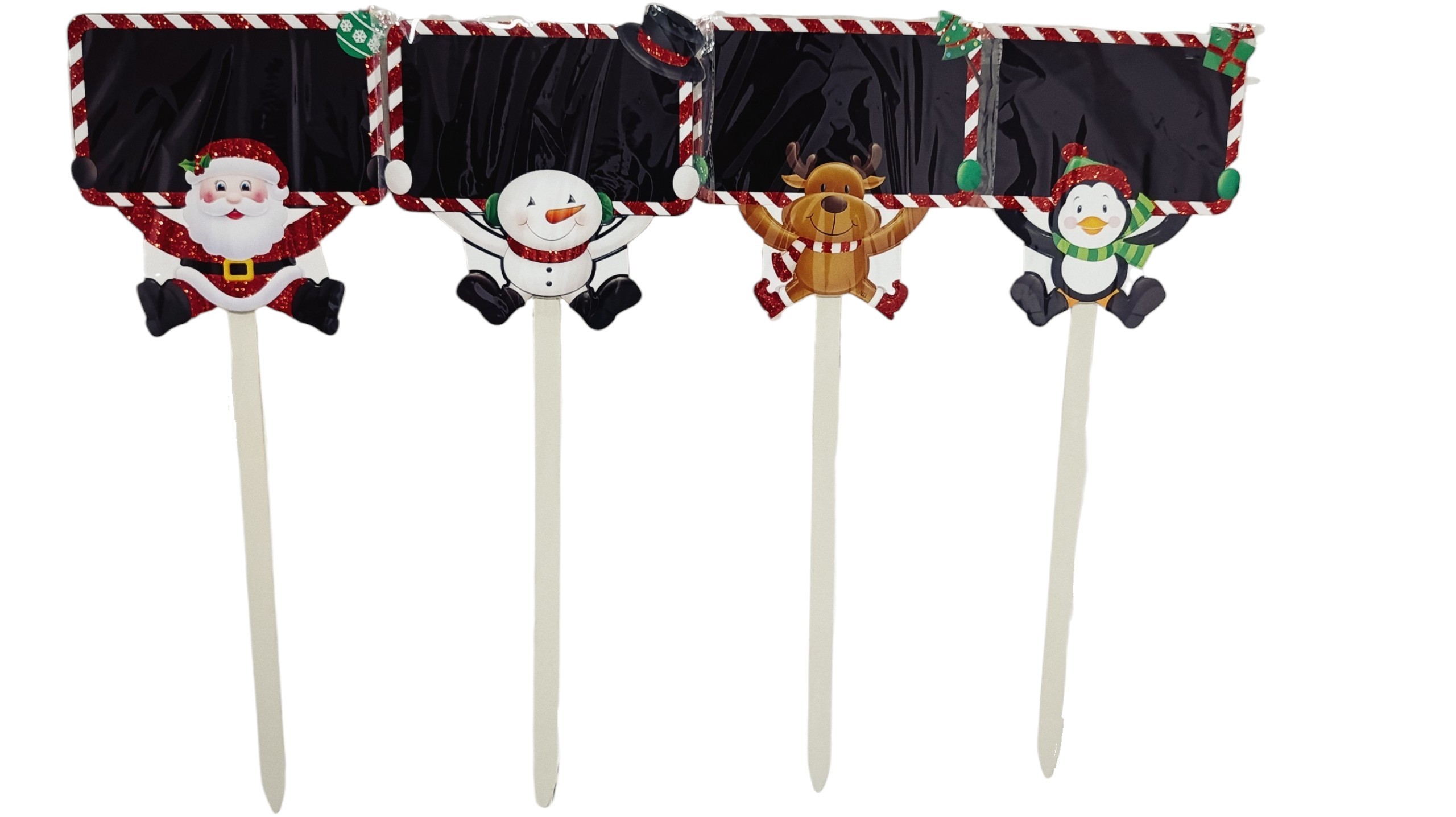 Pizarrón Navideño con Estaca